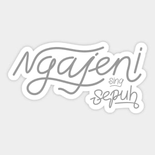 Ngajeni Respect Sticker